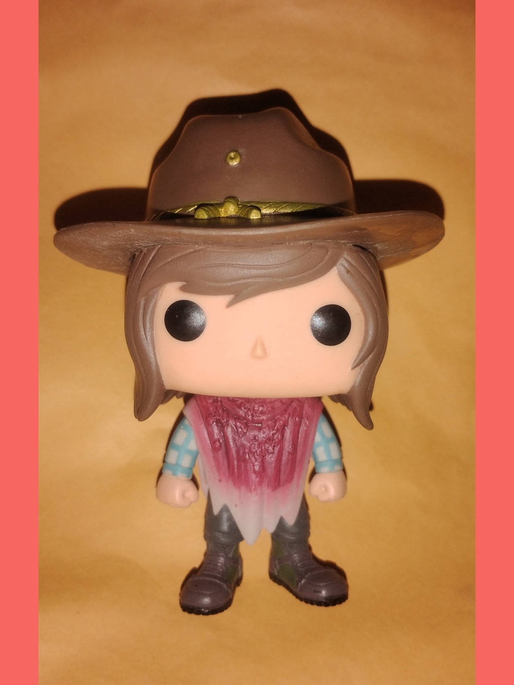 Funko Pop! #388 Carl Grimes TWD Bloody Poncho Vinyl Figure